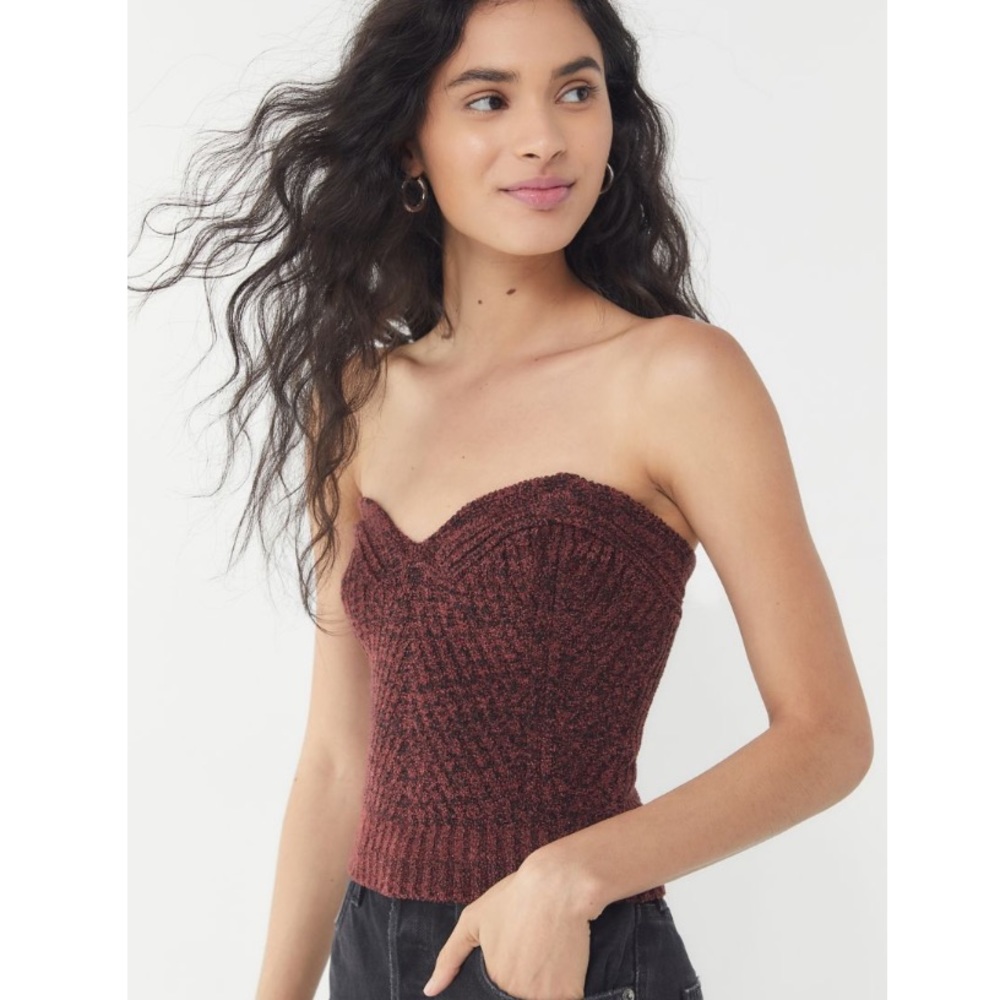 Urban Outfitters Milan sweater heart tube top